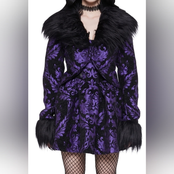 Widow Sultry Brocade Jacket and Dress - Picture 7 of 8